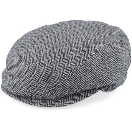 Wigéns - Grau Flatcap Cap - Ivy Slim Cap Grey Flat Cap @ Hatstore
