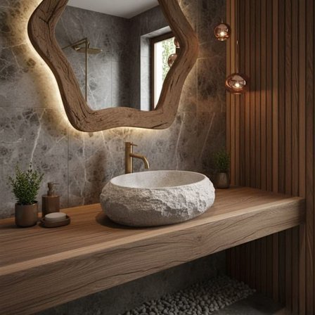 Pöytätason pesuallas Rea Mika Beige 48X38X11,5CM