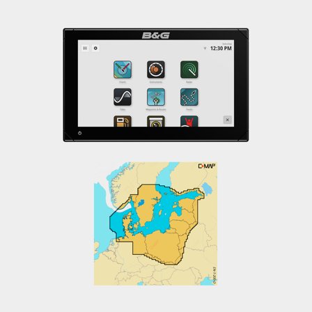 Traceur B&G Zeus S 9" + carte marine électronique (Discover X) - Skagerrak, Kattegatt & Östersjön