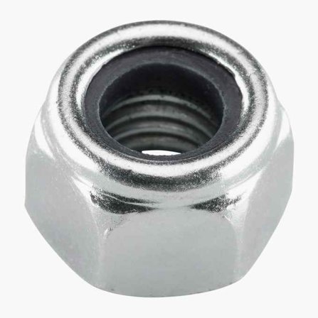 Låsmutter M8 elförzinkad 10 st.