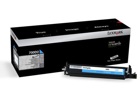 LEXMARK 700D2 - cyan - original - fremkallersett - LCCP
