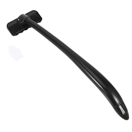 Manuaalinen selkäkarvojen ajolaite miehille, yksi pää, selkäkarvojen poisto, pitkä kahva, suuri terä, karvojen poisto