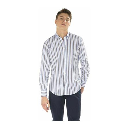 Harmont & Blaine Striped shirt , Blauw , Heren , Maat: M