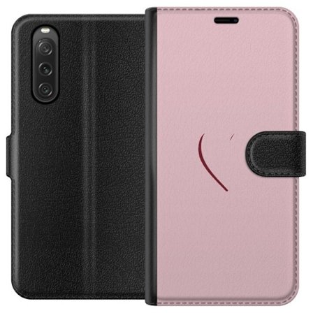 Kompatibelt Lommeboketui til Sony Sony Xperia 10 V SoftPinkLove