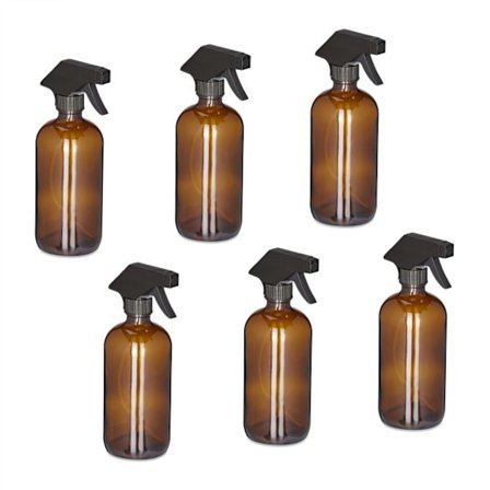 Sprayflaske glas 500 ml Sæt med 6 stk