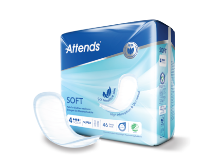 Attends Soft 4 super, 46 stk.