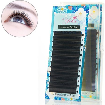 Effektive eksklusive falske øjenvipper i silke