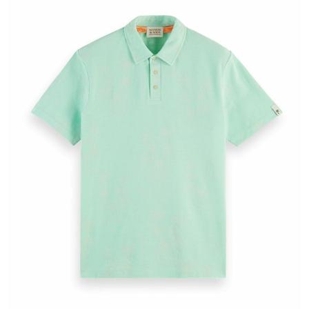 Scotch & Soda Polo , Groen , Heren , Maat: L