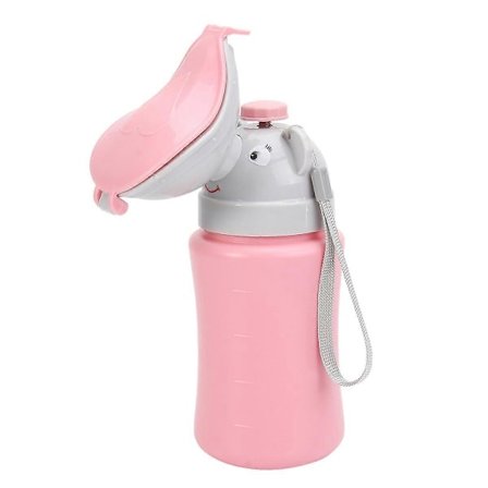 Kannettava auton pisuaari lasten matkavessa käytännöllinen lasten yöpisuaari (pinkki)