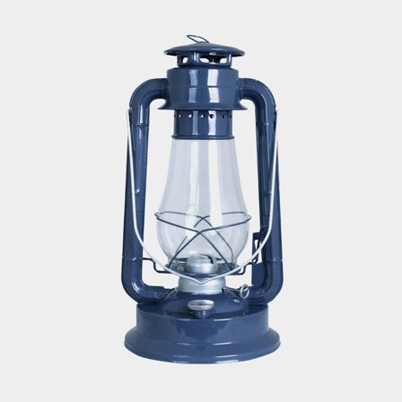 Lampa sztormowa / naftowa Strömshaga Large, 380 mm, ciemnoniebieska, z knotem - Jachtowa