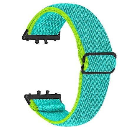 Vävt Armband i Elastiskt Material för Samsung Galaxy Fit3 SM-R390, Svart Koppling