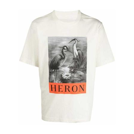 Heron Preston, Heron Preston T-shirts and Polos White Biały, Mężczyzna, Rozmiar: S