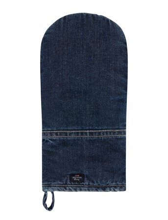 Lexington Home Icons Cotton Twill Denim Mitten - Blue - ONE SIZE