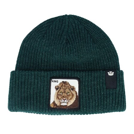 Goorin - The King Beanie Guard Dark Green Cuff Cuff Green Beanie - @ Hatstore