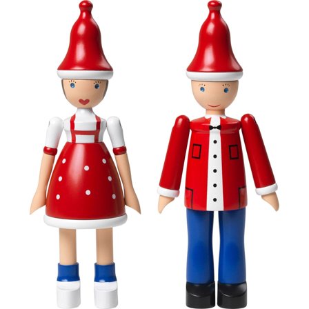 Kay bojesen Lise & Ole julset | Inredning > Prydnader & Dekorationer > Träfigur | Bagaren och Kocken