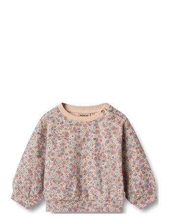 Wheat Sweatshirt L/S Lia - Pink - 80