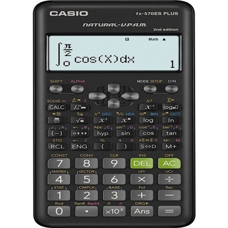 Vetenskaplig kalkylator - Casio - FX-570ES+ - 2-radigt display - 417 funktioner - 100 g