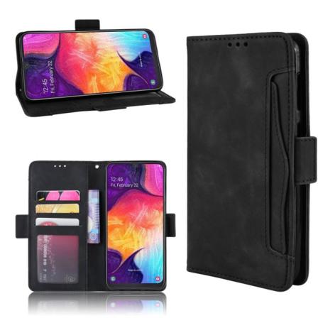 Samsung A50 lommebokveske PU skinn 6-LOCKET Winston V3 Black