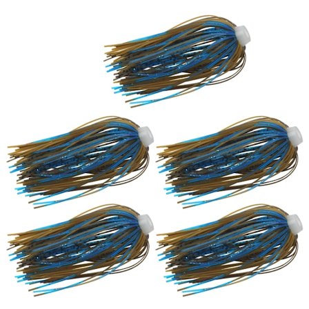 Silikon Jig Kjolar Fiske Lockbete Kjolar för Spinnerbaits Bass Buzzbaits Fiske Jigs Craw Jig Trailers Bass Jig Kjolar