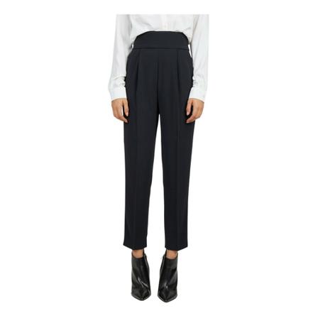 Pinko, Tapered Trousers Zwart, Dames, Maat:M