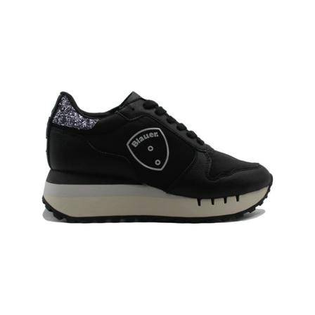 Blauer Sneakers Sort, Dame, Størrelse: 38 EU