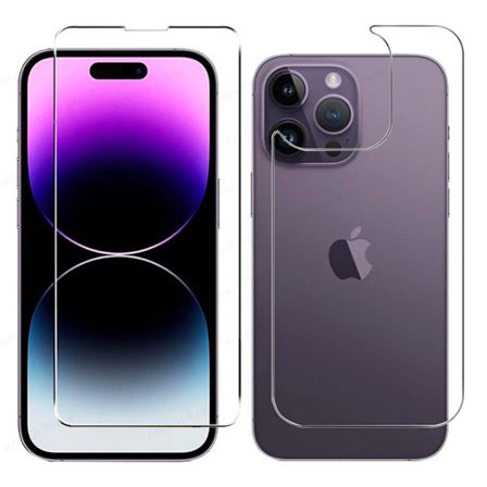 iPhone 15 Pro Fram- & Baksida Skärmskydd 0,3mm