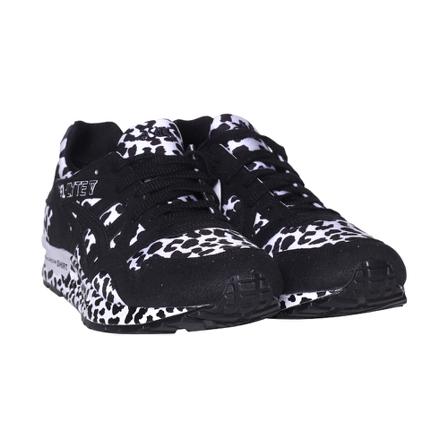 Comme des Garçons Leopard-Print Panelled Sneakers Sort, Herre, Størrelse: 46 EU