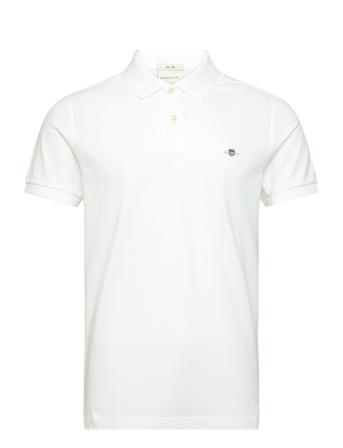 Slim Shield Ss Pique Polo GANT White