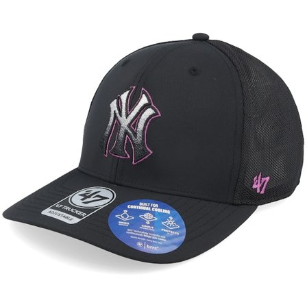 47 Brand - MLB Black trucker Czapka Z Daszkiem - New York Yankees MLB 47 Cap Black Trucker @ Hatstore