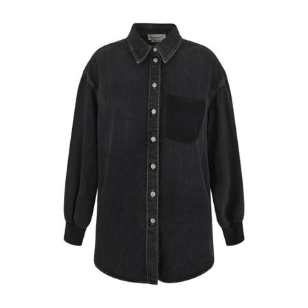 Alexander McQueen Shirt Sort, Dame Skjorter