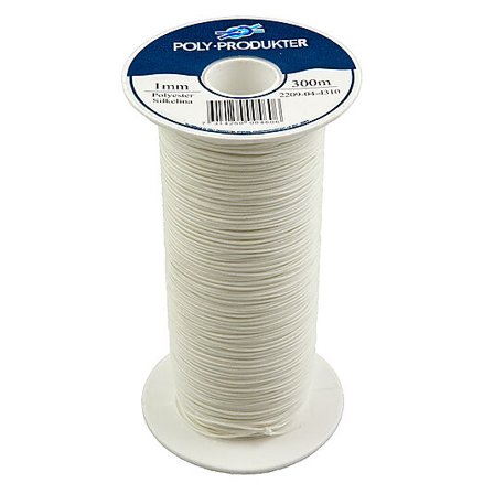 POLY-PRODUKTER FLETTET POLYEST. HV. 1MM 300 M