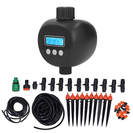 Automatisk vandingssensor G3/4 gevind touch screen automatisk vandingssensor have smart vanding timer controller sort 10m