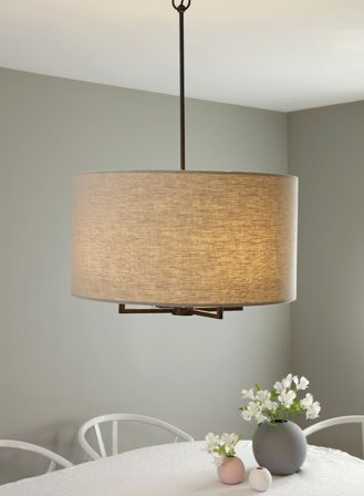 Nicola taklampe liten - sort