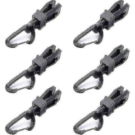 Telttvinger, Markiseklemmer Telttvinger Låsgrep For Utendørsaktiviteter Camping Jordbruk Hage (6stk-svart)