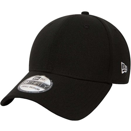 New Era Herr 39THIRTY Flag Fitted Stretch Fit Baseball Cap Hat - Svart