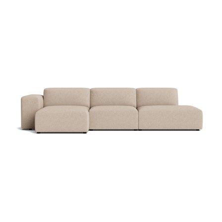 Soma chaiselong sofa, venstrevendt | Open end - Loop Beige - 336x147x75 - Sofa, chaiselong