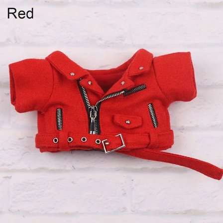 Dukkeklær Vinter Topper RØD Rød