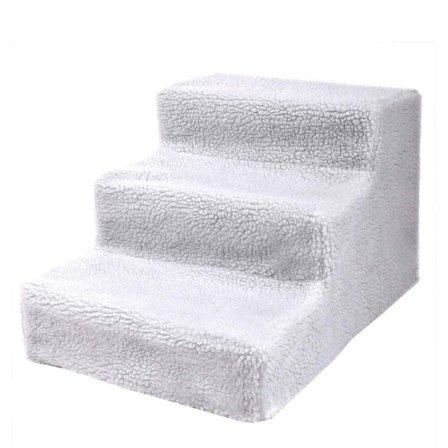 Kæledyrstrapper 3 trin til hunde kattehus skridsikker rampe aftagelige kæledyrstrapper kæledyrsartikler Dropshipping - 21MJZB0802A01985