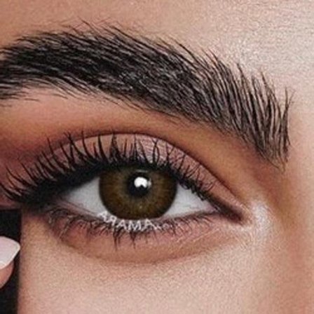 Sjokoladebrun / brune linser for både mørke og lyse øyne, med linseetui-X45-