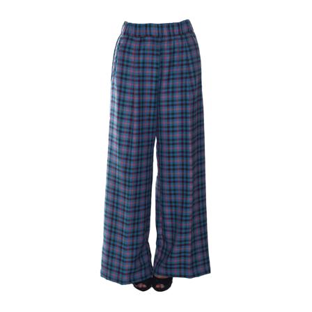 Semicouture, Wide Trousers Niebieski, Kobieta, Rozmiar: S