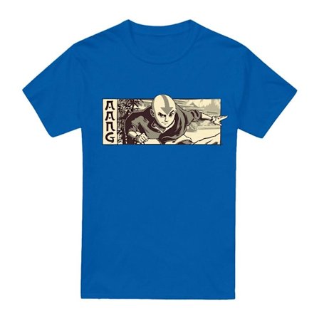 Avatar: The Last Airbender Herr Aang Illustrerad T-Shirt M Roya
