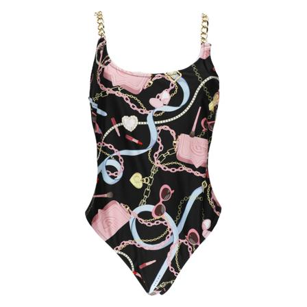 Chiara Ferragni Collection Chiara Ferragni Sea clothing svart, Dam Baddräkter, Dam, Storlek: S
