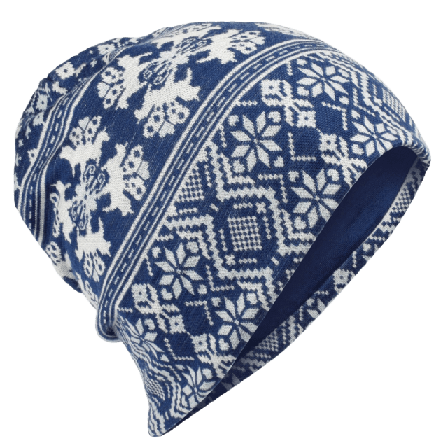 Bagheera Merino Dalecarlian Beanie Mössor & hattar Dam Blå ONESIZE