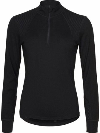Catago W's Madeleine Long Sleeve Halfzip Black
