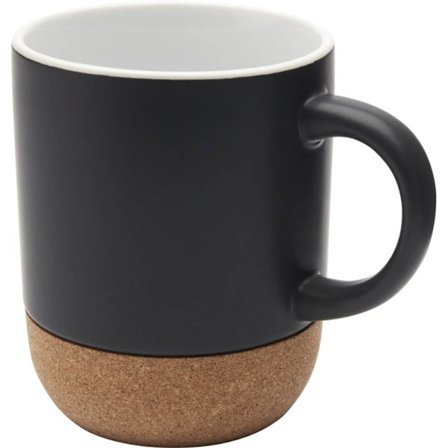Billie Kork Keramik 300ml Mugg One Size Solid Svart