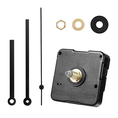 Digitaalinen kelloviisari kello yksikkö paristokäyttöinen kello yksikkö vaihto kello yksikkö paristokäyttöinen musta)