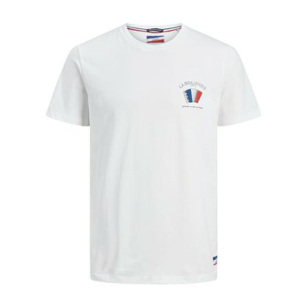 Jack & Jones, T-shirt Jorminwon Lbss 22 Biały, Mężczyzna, Rozmiar: XL