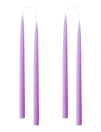 Hand Dipped Candles, 4 Pack Purple Kunstindustrien