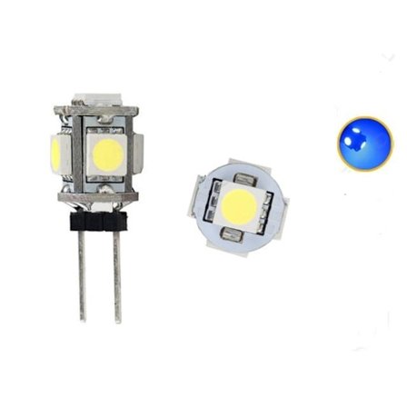 G4 blå 2-pack Led lampa till husvagn bil husbil båt G-4