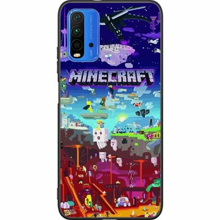 Xiaomi Redmi 9t Svart Skal Minecraft